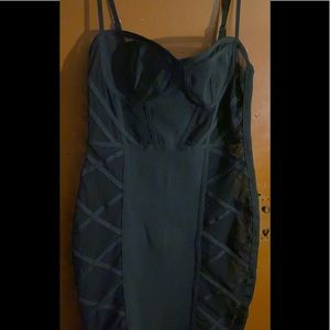 Akira mesh bandage dress.
